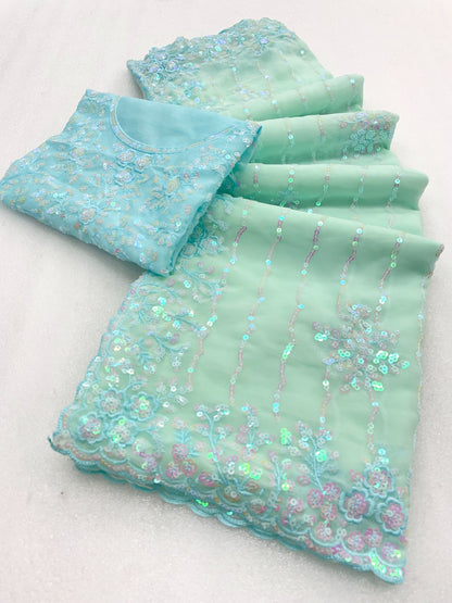 Sari classique et élégant