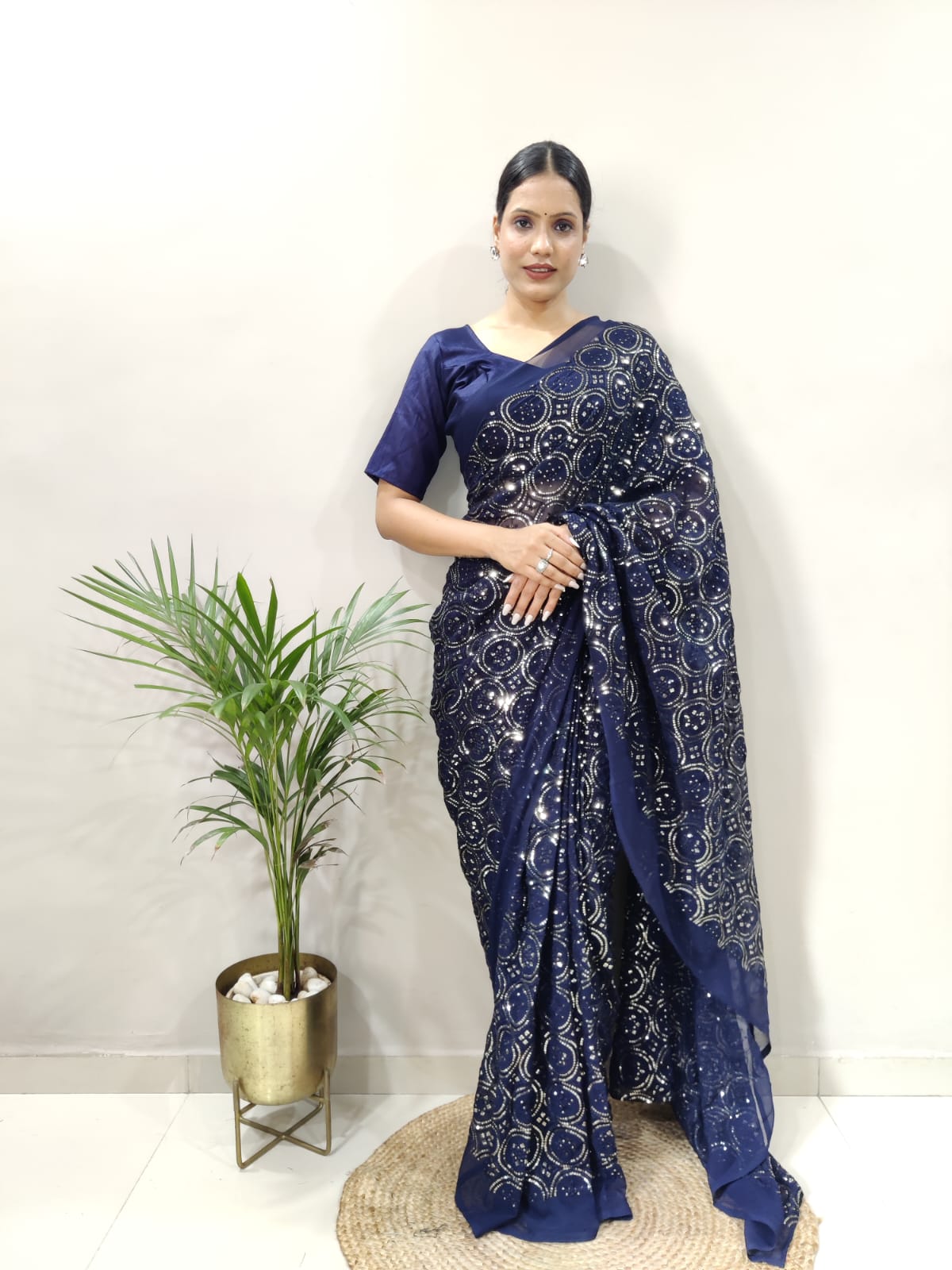High-end Georgette Sari