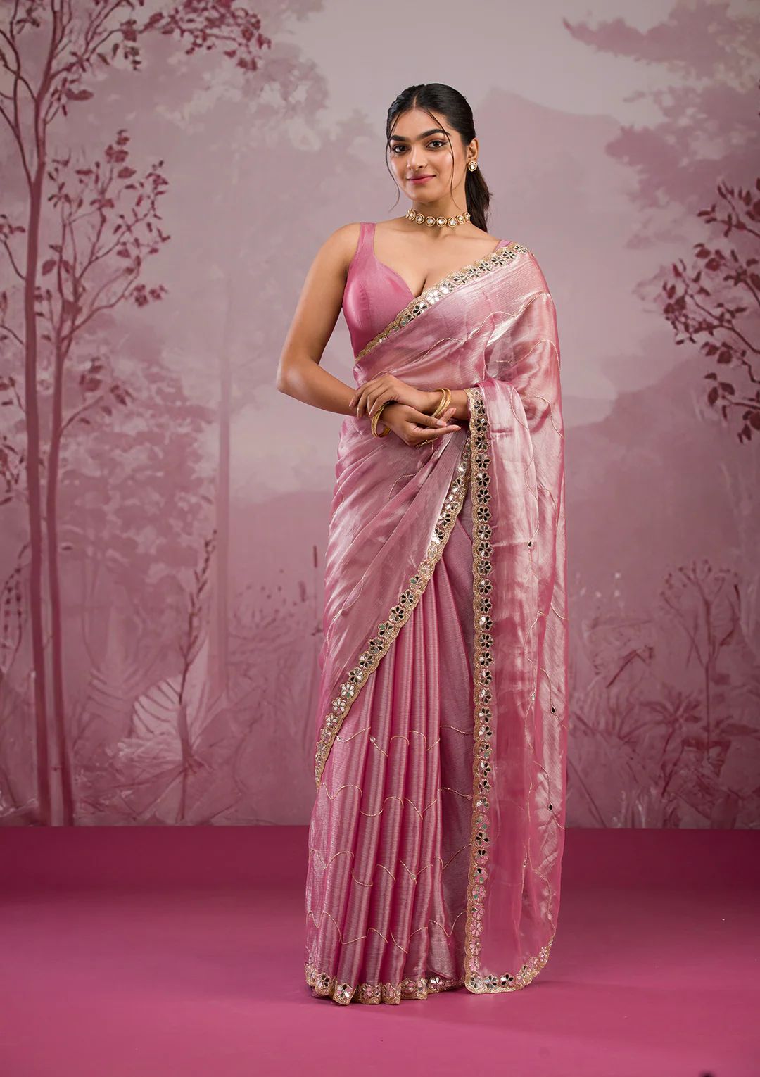 Jimmy Chu premium silk saree