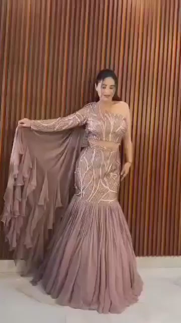 Georgette Lehenga