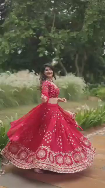 Silk Lehenga Rangoli