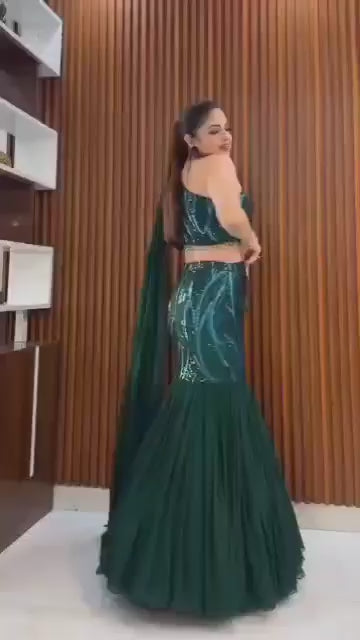 Georgette Lehenga