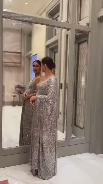 Sari Bollywood BLOCKBUSTER Paillettes KAREENA KAPOOR KHAN